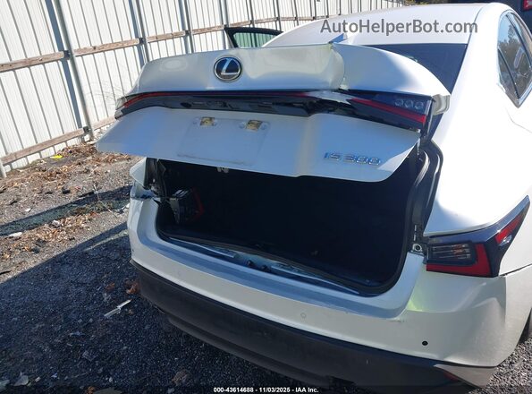 JTHCA1D23M5114917 2021 LEXUS IS 300 White Widok z przodu