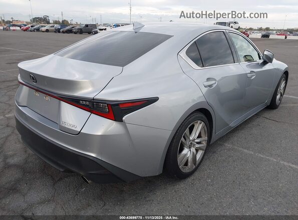 JTHCA1D25M5114322 2021 LEXUS IS 300 Silver Trasero derecho