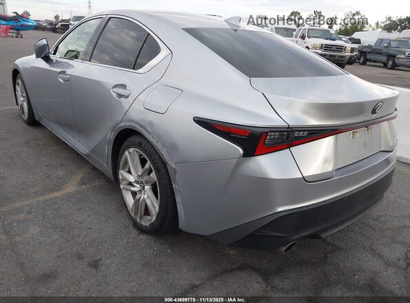 JTHCA1D25M5114322 2021 LEXUS IS 300 Silver Trasero izquierdo