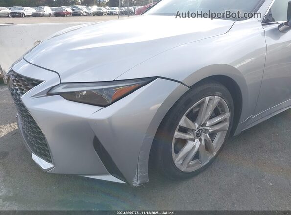 JTHCA1D25M5114322 2021 LEXUS IS 300 Silver Vista frontal