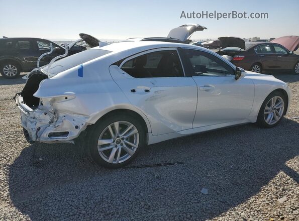JTHCA1D26M5111574 2021 LEXUS IS White Tył prawy