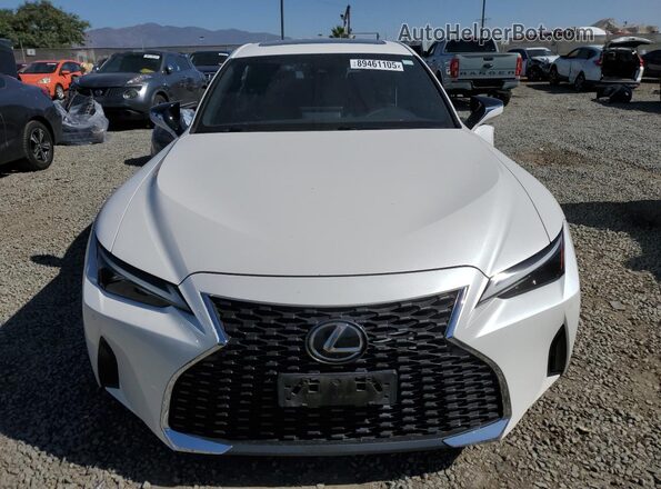 JTHCA1D26M5111574 2021 LEXUS IS White Widok z przodu