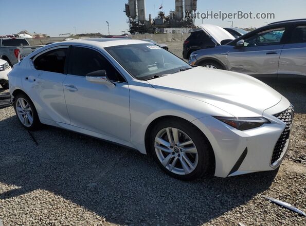 JTHCA1D26M5111574 2021 LEXUS IS White Przód prawy