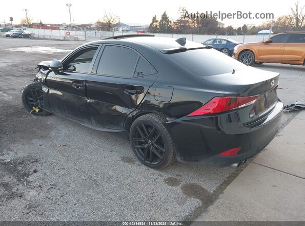 JTHCE1D22H5013717 2017 LEXUS IS 350 Black Հետևի ձախ