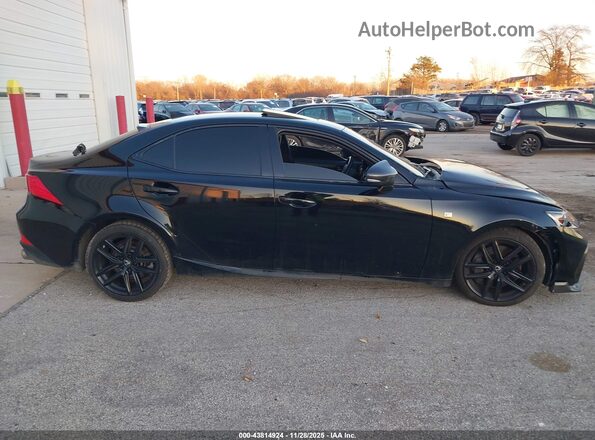 JTHCE1D22H5013717 2017 LEXUS IS 350 Black Սալոնի 360 աստիճան տեսք