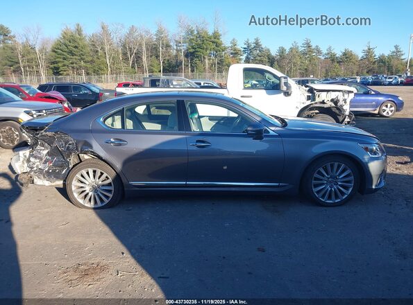 JTHCL5EF2H5029169 2017 LEXUS LS 460 Gray Rear interior view
