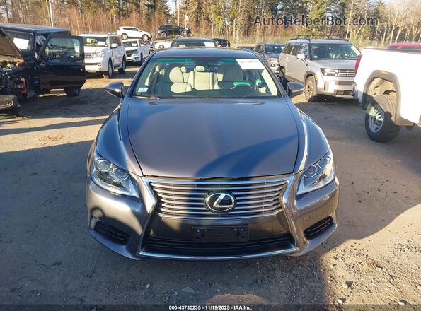 JTHCL5EF2H5029169 2017 LEXUS LS 460 Gray Instrument cluster view