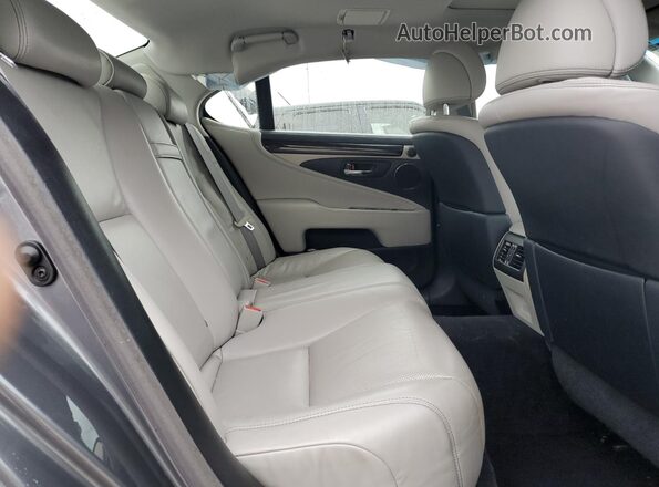 JTHCL5EF6H5028445 2017 LEXUS LS Gray უკანა სავარძლების ხედი
