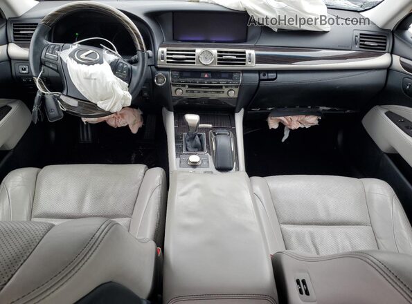 JTHCL5EF6H5028445 2017 LEXUS LS Gray წინა პანელის ხედი