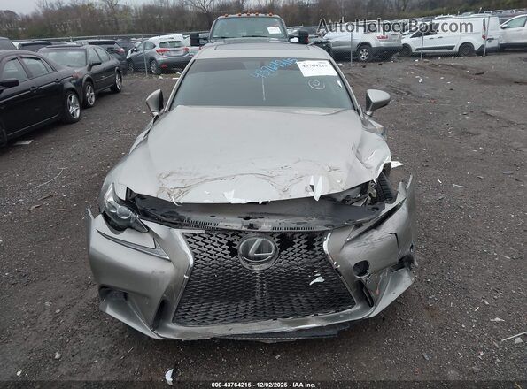 JTHCM1D25G5014040 2016 LEXUS IS 300 Gray Instrument cluster view