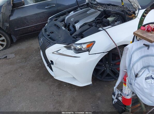 JTHCM1D28G5003808 2016 LEXUS IS 300 White წინა პანელის ხედი