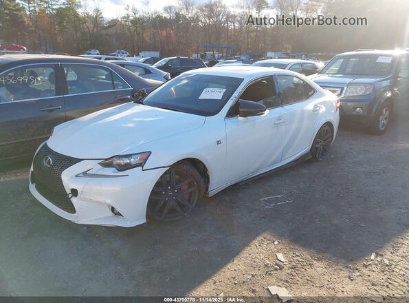 JTHCM1D28G5003808 2016 LEXUS IS 300 White წინა მარცხენა ხედი სამი მეოთხედიდან