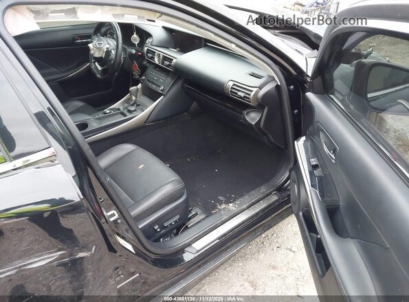 JTHCM1D28G5014453 2016 LEXUS IS 300 Black Widok wnętrza z przodu