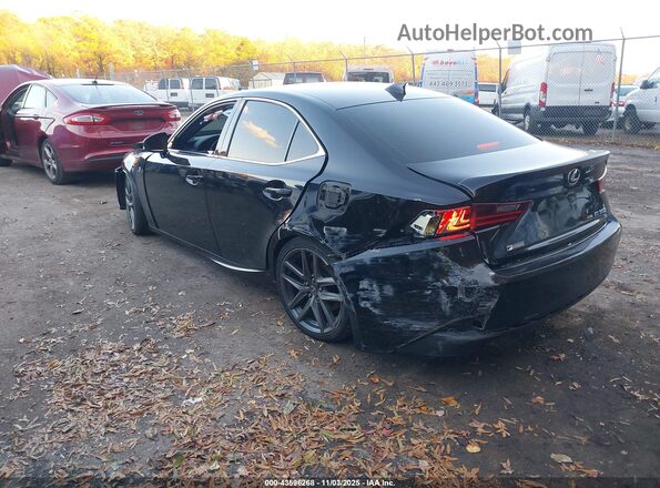 JTHCM1D2XG5009724 2016 LEXUS IS 300 Black Задня ліва чверть
