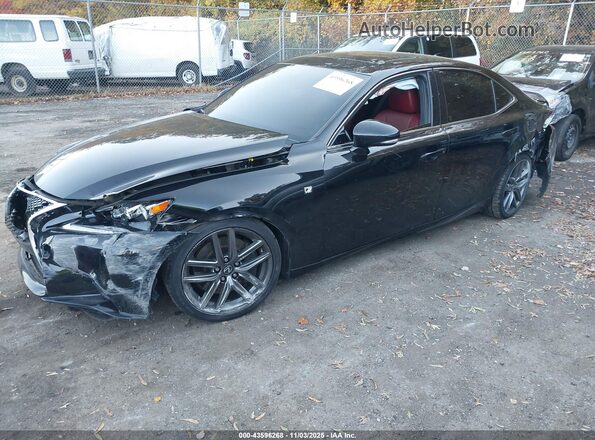 JTHCM1D2XG5009724 2016 LEXUS IS 300 Black Передня ліва чверть