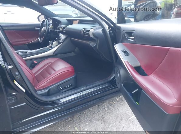 JTHCM1D2XG5009724 2016 LEXUS IS 300 Black Вид салону спереду