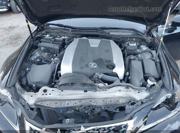 JTHCM1D2XG5009724 2016 LEXUS IS 300 Black Вид ззаду
