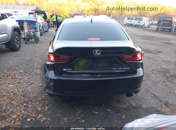 JTHCM1D2XG5009724 2016 LEXUS IS 300 Black 