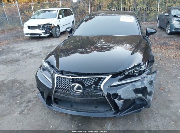 JTHCM1D2XG5009724 2016 LEXUS IS 300 Black Вид щитка приладів