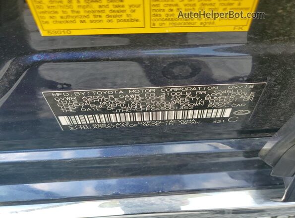 JTHCYLFF6K5001452 2019 LEXUS LS Blue ძრავის განყოფილების ხედი