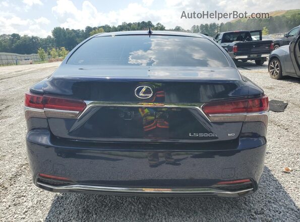 JTHCYLFF6K5001452 2019 LEXUS LS Blue უკანა ხედი