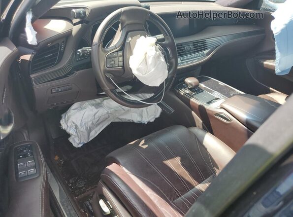 JTHCYLFF6K5001452 2019 LEXUS LS Blue წინა პანელის ხედი