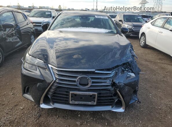 JTHCZ1BL1HA005664 2017 LEXUS GS Black Widok z przodu