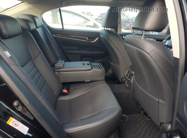 JTHCZ1BL1HA005664 2017 LEXUS GS Black Widok tylnych siedzeń