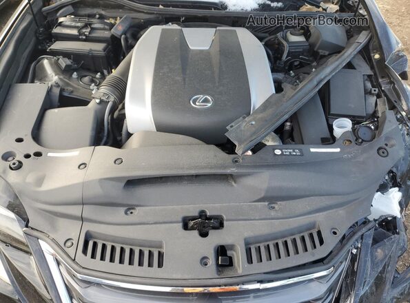 JTHCZ1BL1HA005664 2017 LEXUS GS Black Widok wnętrza z tyłu