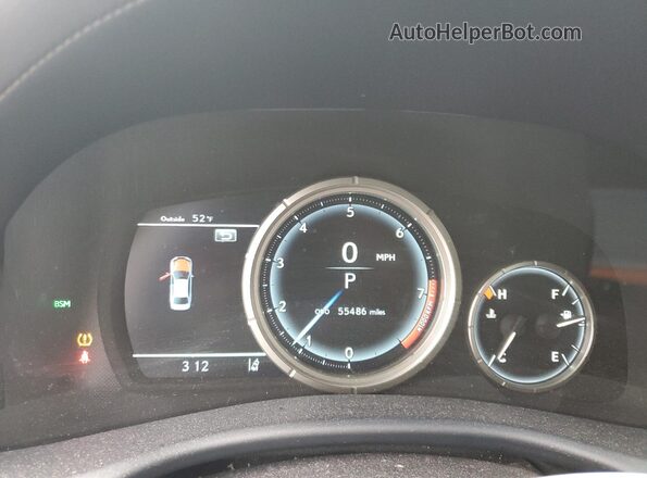 JTHCZ1BL1HA006460 2017 LEXUS GS Красный Вид щитка приборов