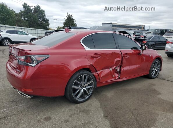 JTHCZ1BL1HA006460 2017 LEXUS GS Красный Задняя правая четверть