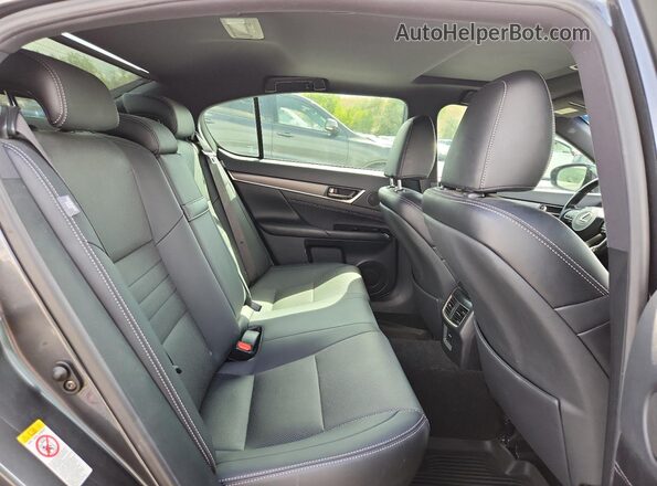 JTHCZ1BL4JA008578 2018 LEXUS GS Gray Вид задньої частини салону