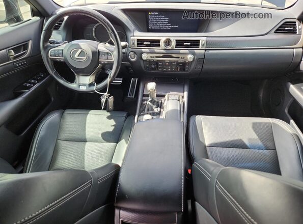 JTHCZ1BL4JA008578 2018 LEXUS GS Gray Вид панелі приладів