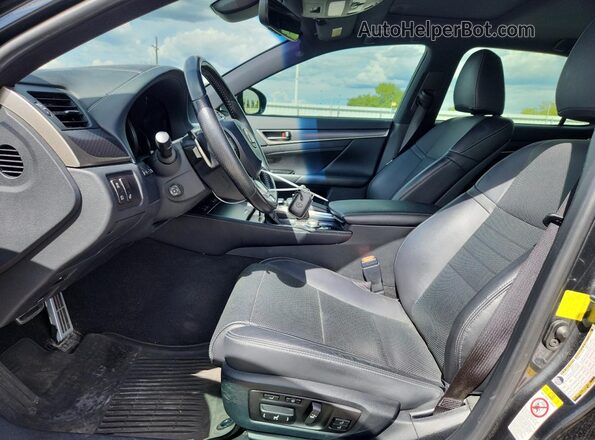 JTHCZ1BL4JA008578 2018 LEXUS GS Gray Вид салону спереду