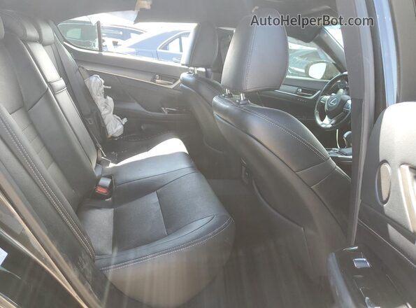 JTHCZ1BL5JA009495 2018 LEXUS GS Charcoal უკანა სავარძლების ხედი