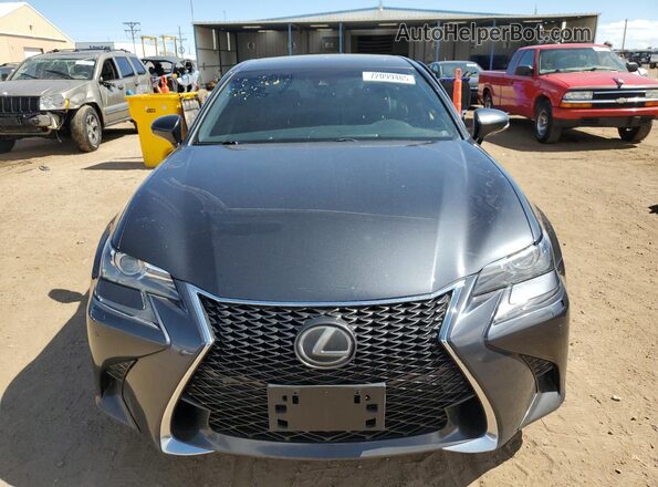 JTHCZ1BL5JA009495 2018 LEXUS GS Charcoal წინა ხედი