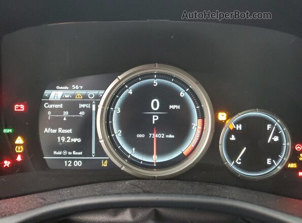 JTHCZ1BL6HA005272 2017 LEXUS GS White Սարքավորումների վահանակի տեսք