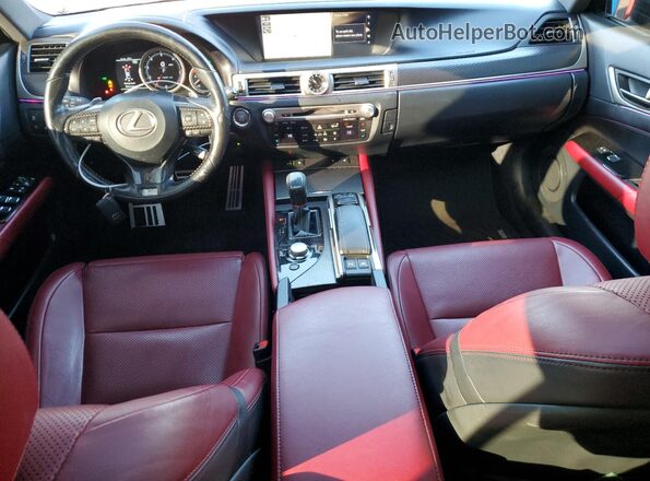 JTHCZ1BL9HA006688 2017 LEXUS GS Gray Vista del salpicadero