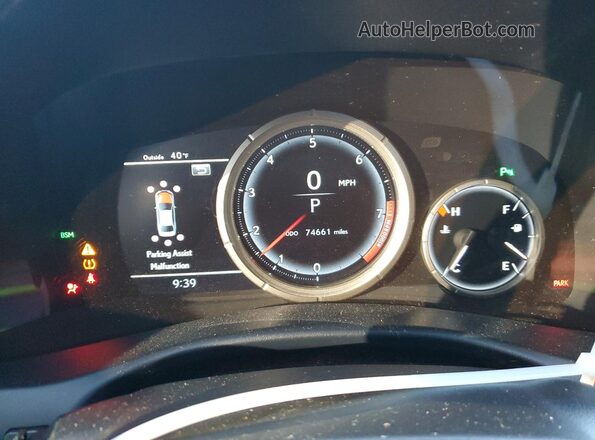 JTHCZ1BL9HA006688 2017 LEXUS GS Gray Vista del cuadro de instrumentos