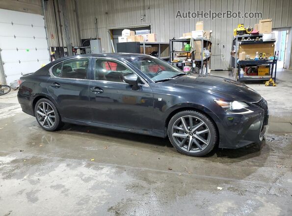 JTHCZ1BLXHA005338 2017 LEXUS GS Black Front right