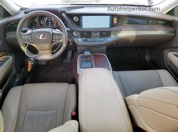 JTHD51FFXL5012716 2020 LEXUS LS Черный Вид панели приборов