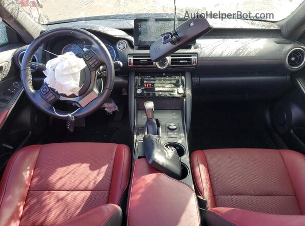 JTHD81F22N5049184 2022 LEXUS IS Silver წინა პანელის ხედი