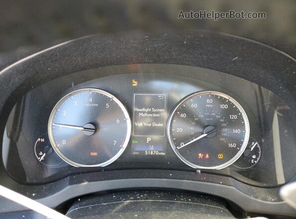 JTHD81F22N5049184 2022 LEXUS IS Silver ხელსაწყოთა პანელის ხედი