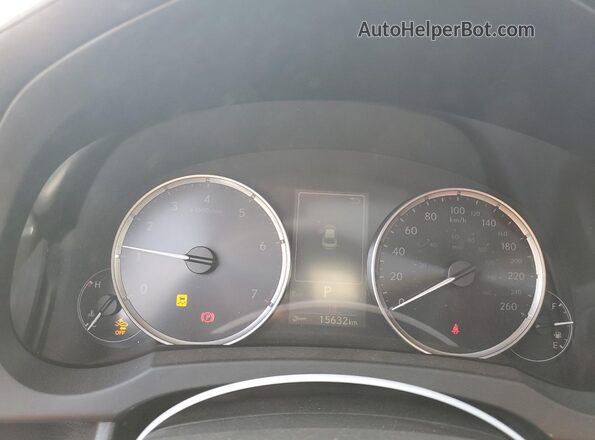 JTHD81F25S5054908 2025 LEXUS IS Silver Widok zestawu wskaźników
