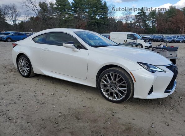 JTHD85ECXM5006096 2021 LEXUS RC White Delantero derecho
