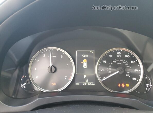 JTHD85ECXM5006096 2021 LEXUS RC White Vista del cuadro de instrumentos