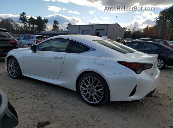 JTHD85ECXM5006096 2021 LEXUS RC White Trasero izquierdo