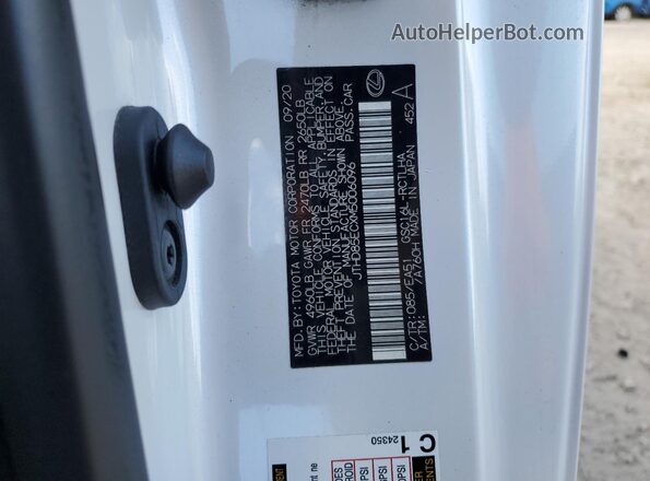 JTHD85ECXM5006096 2021 LEXUS RC White Vista del compartimento del motor