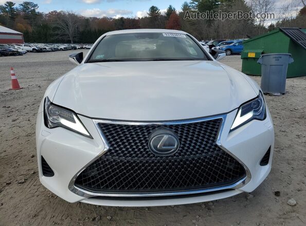 JTHD85ECXM5006096 2021 LEXUS RC White Vista frontal
