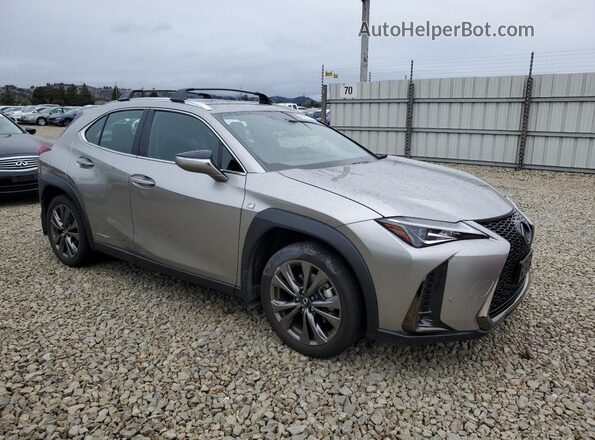 JTHE9JBH9M2043961 2021 LEXUS UX Бежевый Передняя правая четверть
